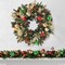 Christmas Lighted Wreath for Front Door 28 Inches Pre-Lit 35 LED Lights (Classic) 5"D x 28"W x 28"H